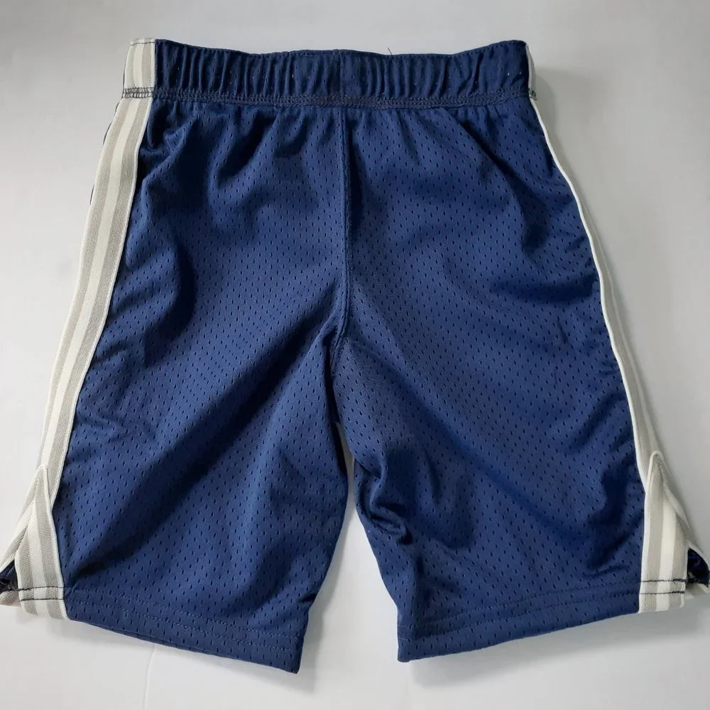 Carter's Boys Shorts Athletic Navy Pull On Mesh Gym 4-5 New